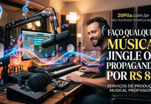 Eu vou Faço Qualquer música vinheta, jinngle