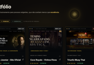 Eu vou criar seu site/landing page em alto nível.