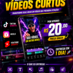 Eu vou editar Seu video curto em até 24h