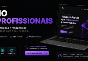 Eu vou fazer um site ou landing page profissional para voce