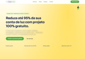 Eu vou fazer seu site ou landing page