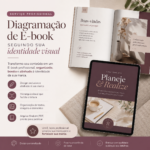 Eu vou diagramar seu E-book com sua identidade visual