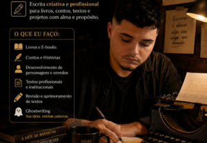 Eu vou Escrita Humana e Personalizada para Livros e Projetos
