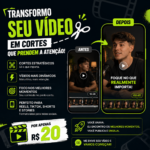 Eu vou Fazer cortes do seu vídeo para gerarem alcance