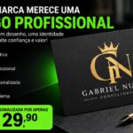 Eu vou criar uma logo profissional e personalizada.