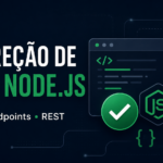Eu vou corrigir bugs em APIs Node.js