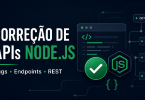 Eu vou corrigir bugs em APIs Node.js