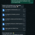 Eu vou criar 500 prompts para QQ cena de IA