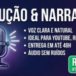 Eu vou gravar locucao e narracao de ate 100 palavras