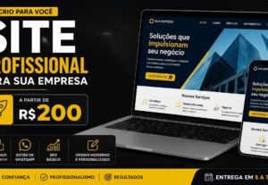 Eu vou CRIAR UM SITE PROFISSIONAL E MODERNO PARA SUA EMPRESA