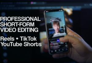 Eu vou editar seu Reels, TikTok ou Shorts profissionalmente