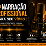 Eu vou Criar uma Narração profissional para seu vídeo