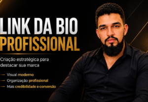 Eu vou seu Link da Bio Profissional e Personalizado em 24h