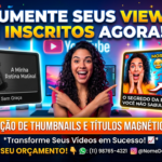 Eu vou Criar Thumbnails virais para YouTube
