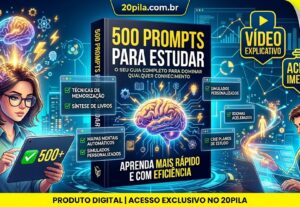 Eu vou te ensinar 500 prompts para estudar