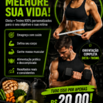 Eu vou Montagem de dieta e treino.