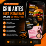 Eu vou criar arte profissional para Instagram em 20 minutos