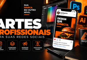 Eu vou Criar identidade visual para sua marca e redes sociai...
