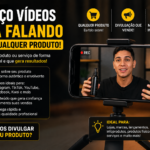 Eu vou Eu faço vídeos reais falando sobre o seu produto