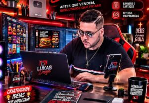 Eu vou Fazer banner em 3D Real para lojas onlines