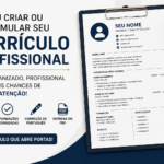 Eu vou criar ou reformular seu currículo profissional