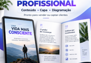 Eu vou Criar seu e-book profissional completo.