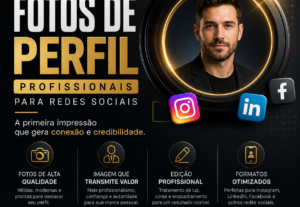 Eu vou criar sua foto de perfil para redes sociais