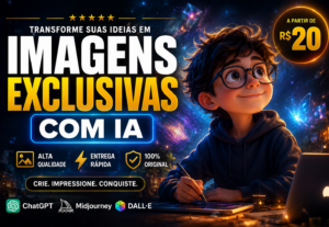 Eu vou criar o prompt perfeito ou imagem exclusiva usando IA