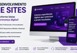 Eu vou criar seu site profissional e personalizado