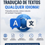 Eu vou Traduzir textos de qualquer língua