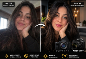 Eu vou fazer sua foto em Qualidade Profissional