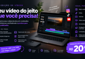 Eu vou editar o seu vídeo