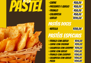 Eu vou fazer o design do seu cardápio, impresso ou digital.