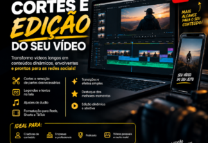 Eu vou Faço cortes e edição profissional dos seus vídeos