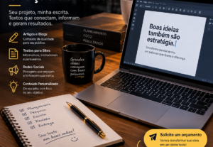 Eu vou escrever artigos e textos criativos para você.
