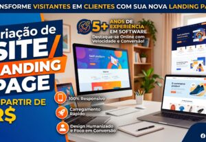 Eu vou criar uma landing page para você