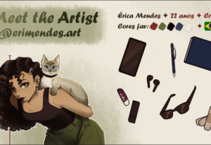 Eu vou ilustrar seus personagens originais