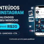 Eu vou criar 5 conteúdos para Instagram