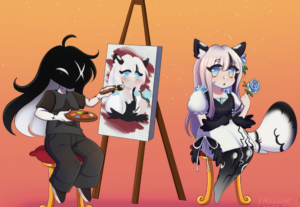 Eu vou fazer uma ilustração chibi do seu personagem