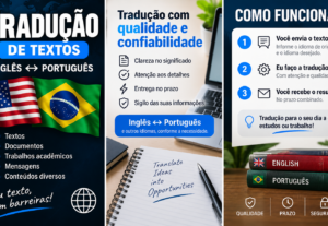 Eu vou Vou traduzir seu texto do inglês para português
