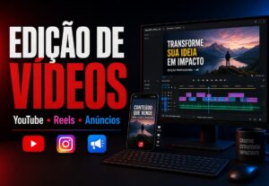 Eu vou criar vídeos profissionais para redes sociais