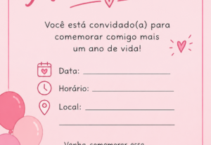 Eu vou Fazer seu designs de aniversário e convites