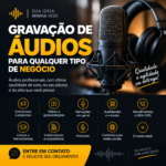 Eu vou Gravar Áudios para oque você precisar. Em até 4 horas