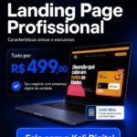 Eu vou fazer sua landing page profissional.