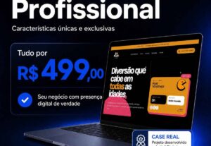 Eu vou fazer sua landing page profissional.