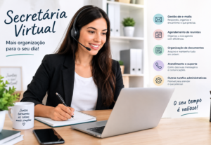 Eu vou ser sua secretária virtual enquanto você não tem temp...