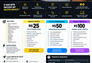 Eu vou Criar seu site rapidamente