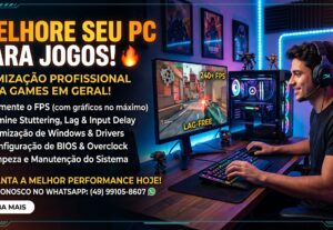 Eu vou te ensinar a otimizar seu PC para jogos com um passo