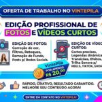 Eu vou Edição Profissional de Fotos e Vídeos Curtos