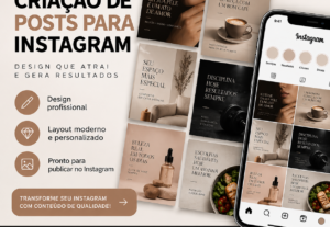 Eu vou Fazer a Criação de posts para Instagram/facebook